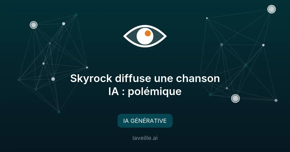 Skyrock diffuse une chanson IA : polémique
