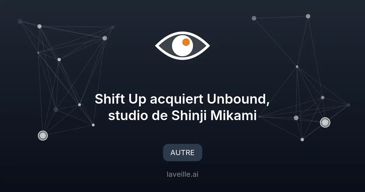 Shift Up acquiert Unbound, studio de Shinji Mikami