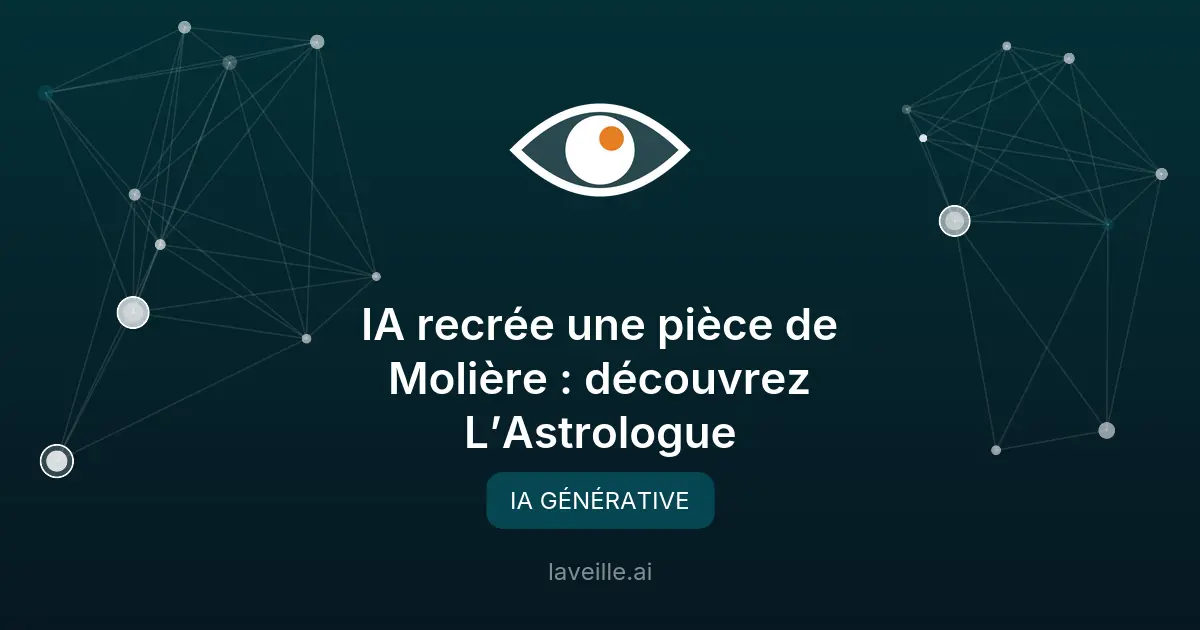 IA recrée une pièce de Molière : découvrez L’Astrologue