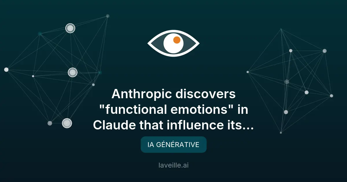 Émotions fonctionnelles dans Claude Sonnet 4.5 : découvertes clés