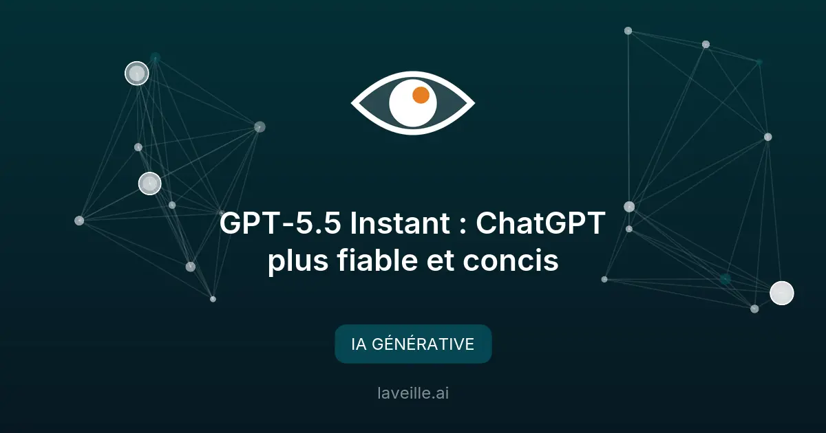 GPT-5.5 Instant : ChatGPT plus fiable et concis