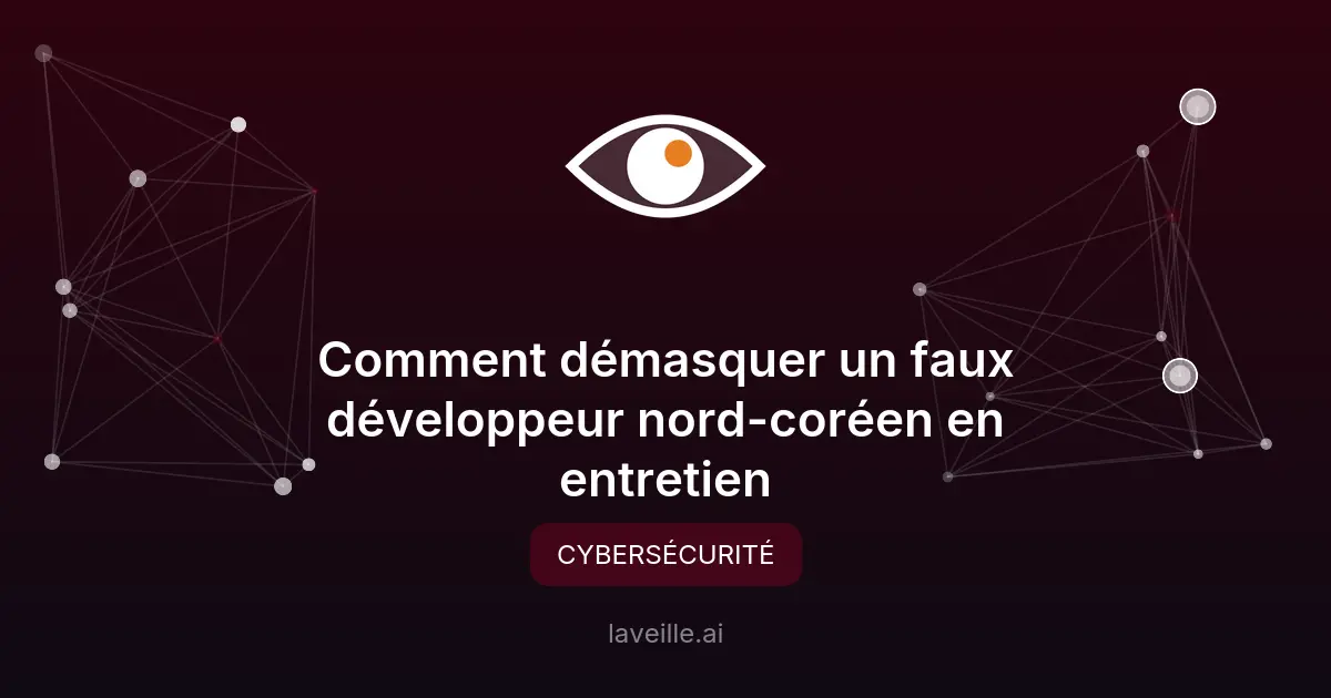 Comment démasquer un faux développeur nord-coréen en entretien