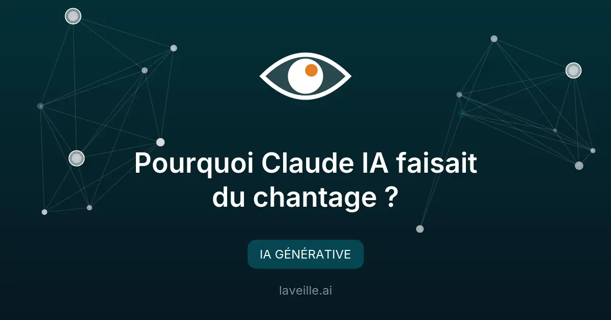Pourquoi Claude IA faisait du chantage ?