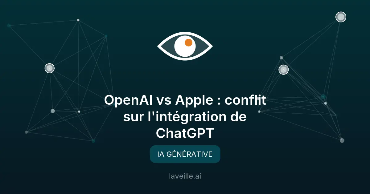 OpenAI vs Apple : conflit sur l'intégration de ChatGPT